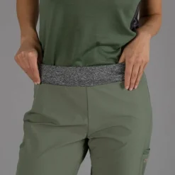 Pantaloni trekking in poliestere traspirante da donna