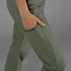 Pantaloni trekking in poliestere traspirante da donna