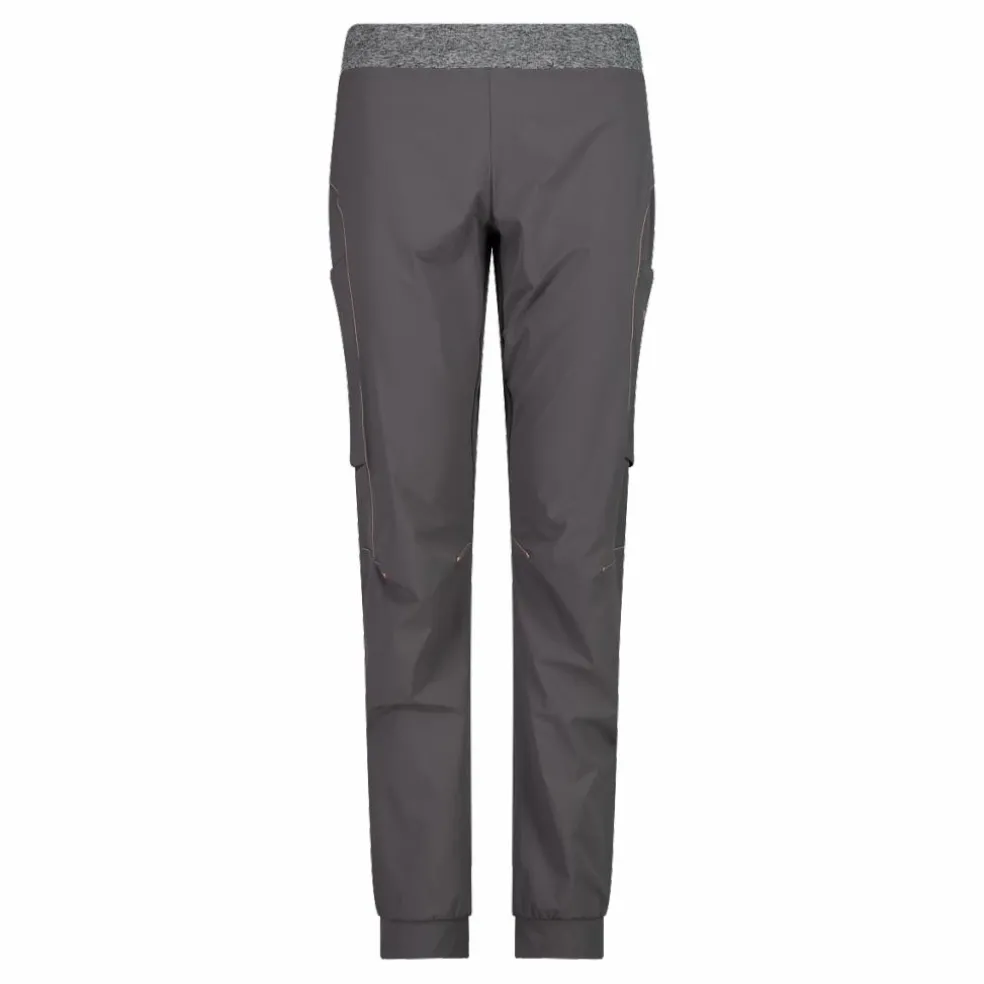 Pantaloni trekking in poliestere traspirante da donna