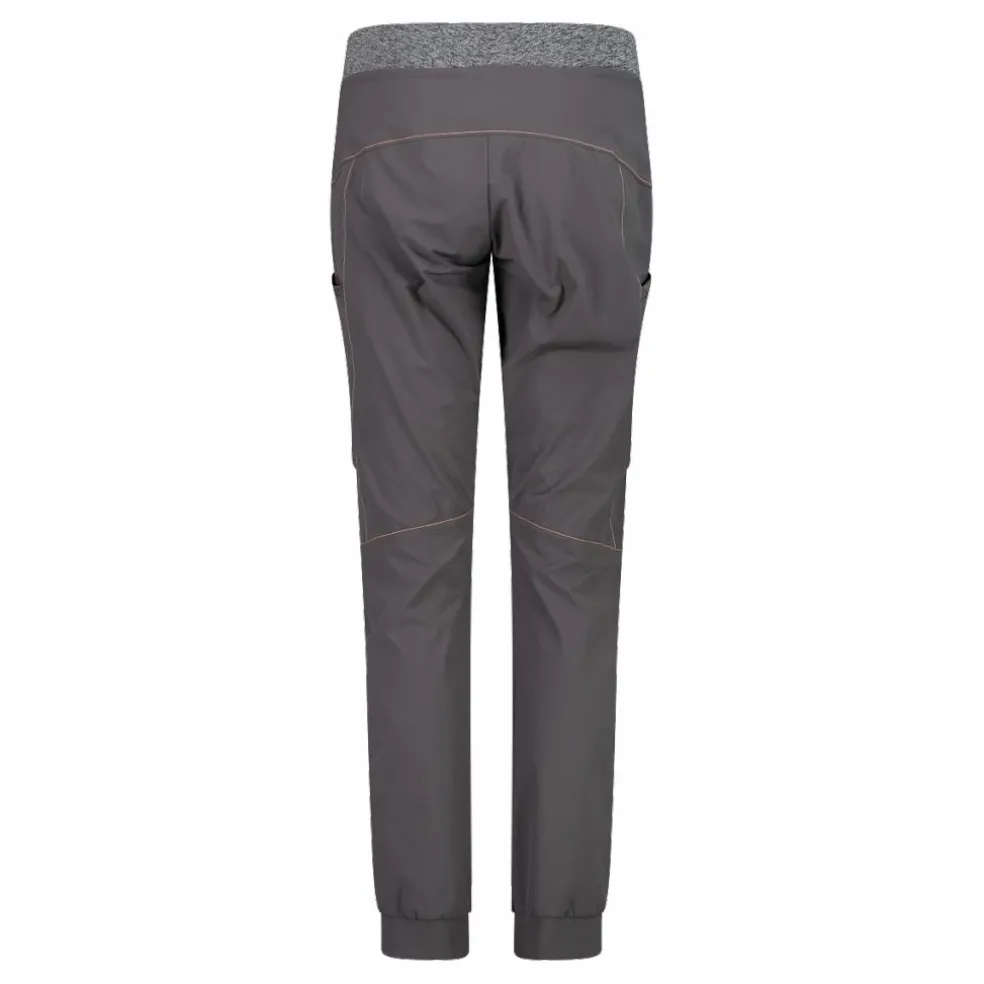 Pantaloni trekking in poliestere traspirante da donna