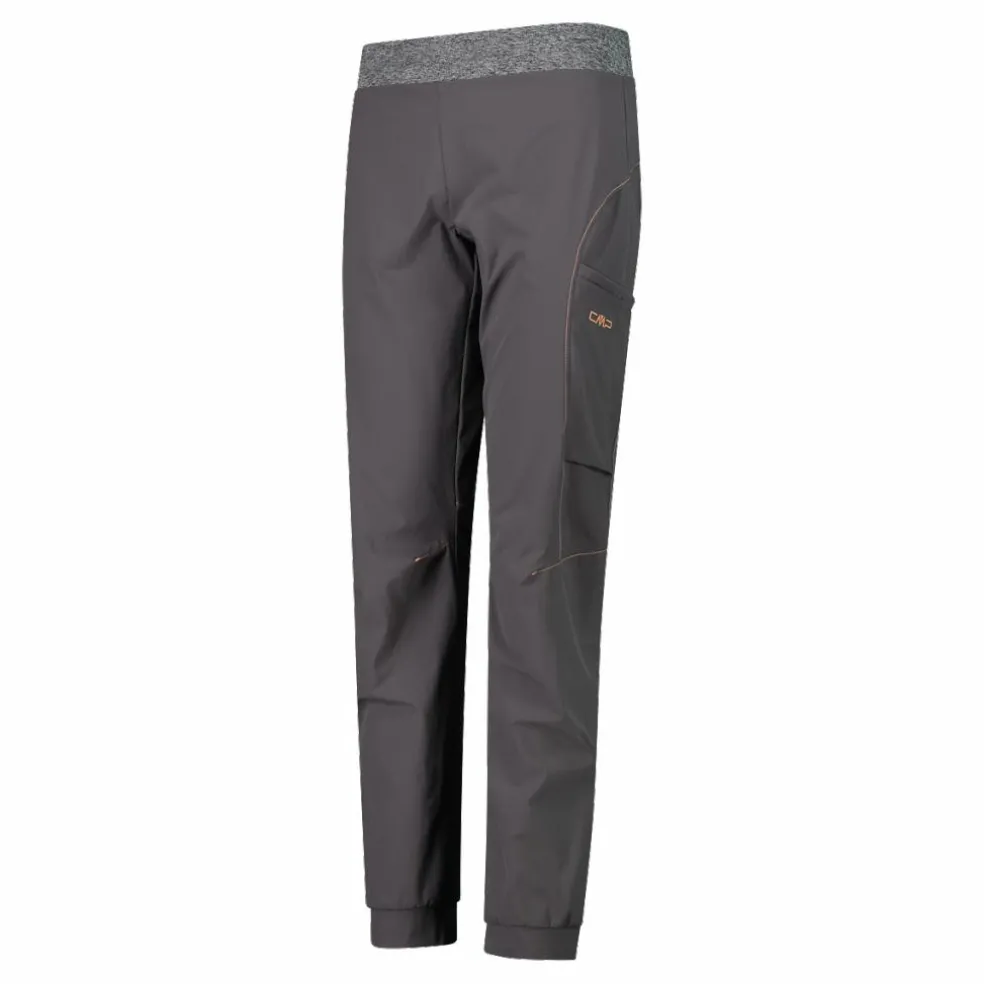 Pantaloni trekking in poliestere traspirante da donna