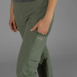 Pantaloni trekking in poliestere traspirante da donna