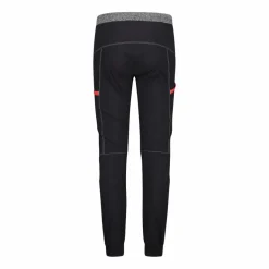 Pantaloni trekking in poliestere leggero stretch da bambina