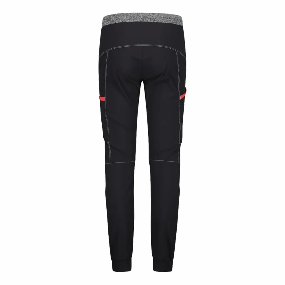 Pantaloni trekking in poliestere leggero stretch da bambina