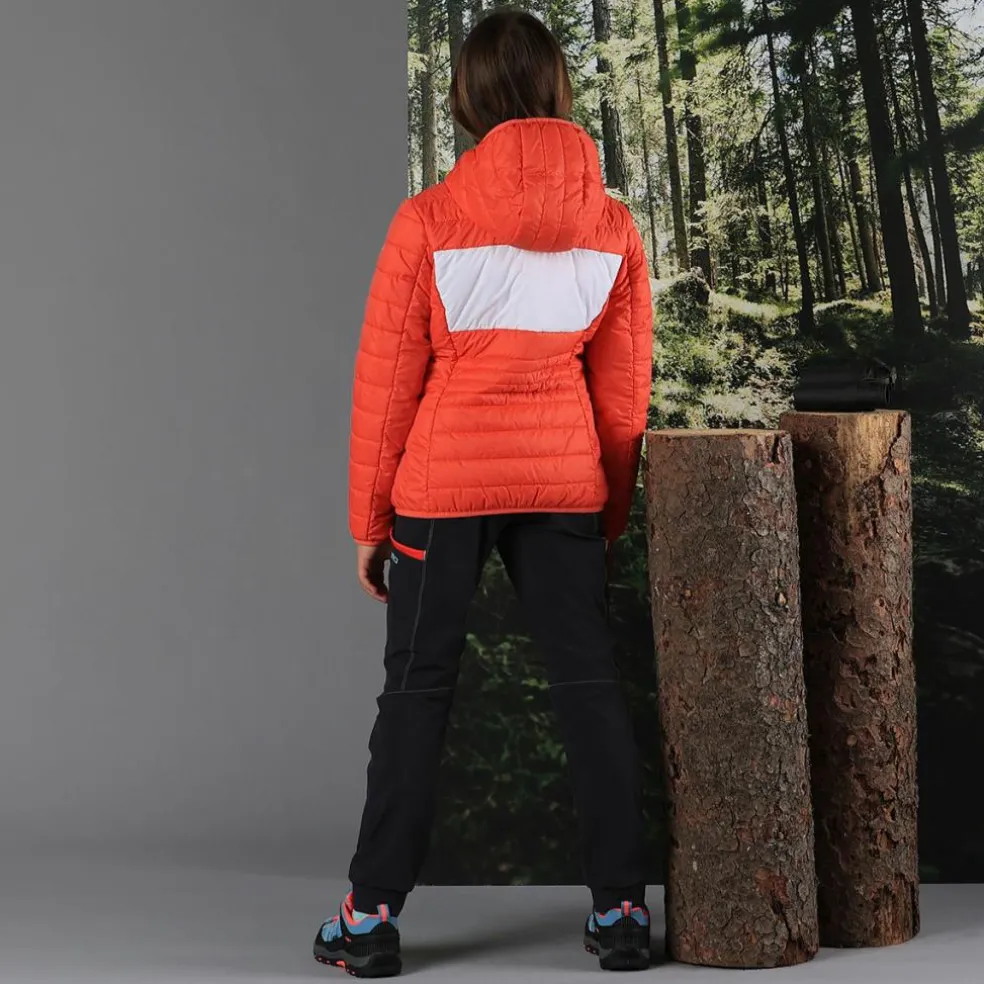 Pantaloni trekking in poliestere leggero stretch da bambina