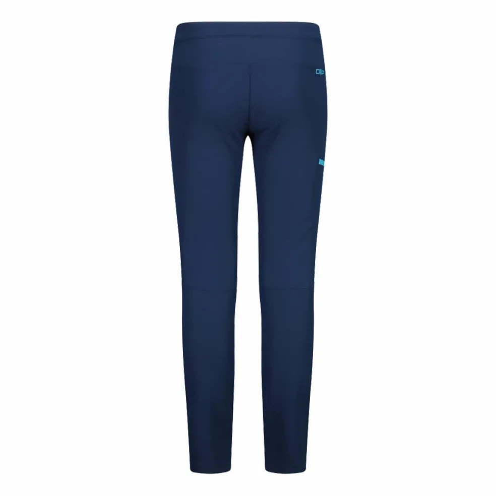 Pantaloni trekking in poliestere elasticizzato da bambina
