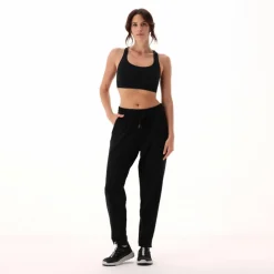 Pantaloni tuta da donna in tessuto elasticizzato french terry