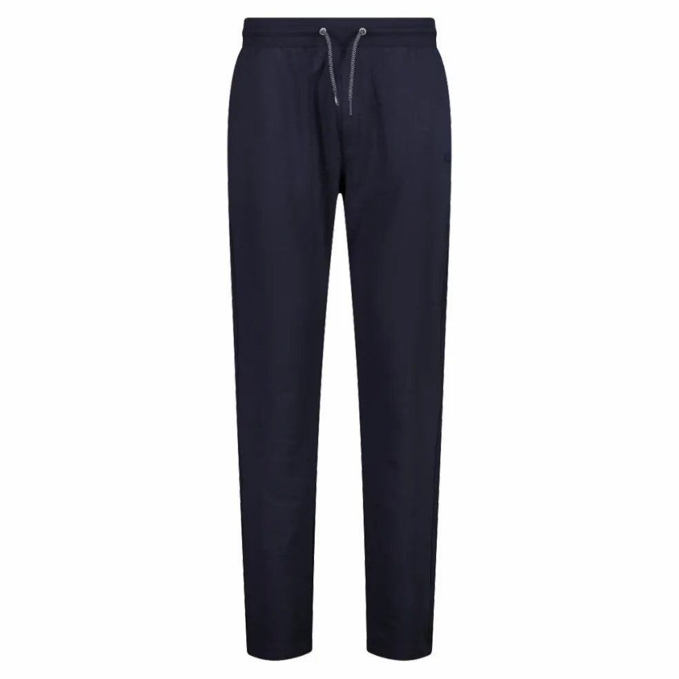 Pantaloni tuta da uomo in tessuto elasticizzato french terry