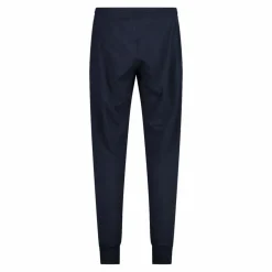 Pantaloni tuta da uomo in tessuto elasticizzato con polsino