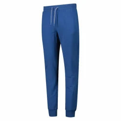 Pantaloni tuta da uomo in tessuto elasticizzato con polsino