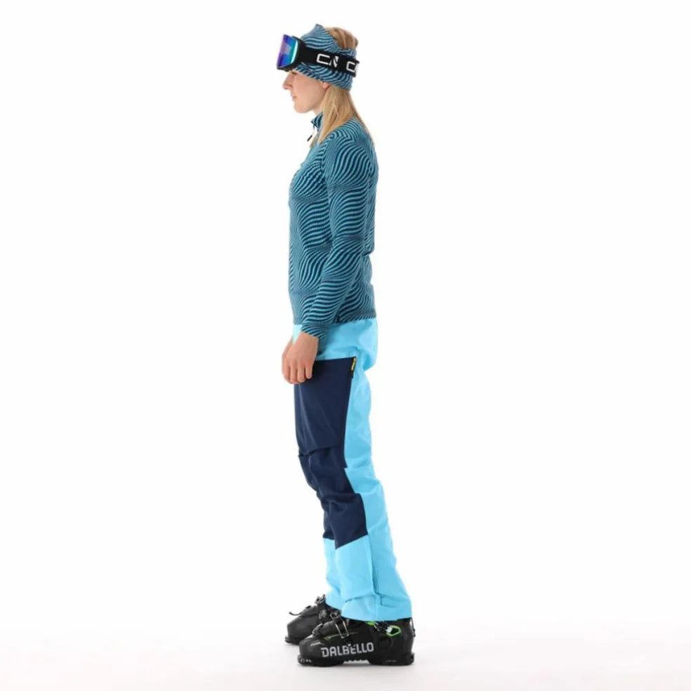 Pantaloni Unlimitech da sci in twill da donna