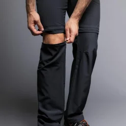 Pantaloni uomo trekking zip-off