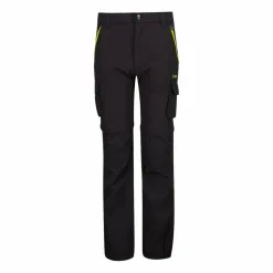 Pantaloni zip off cargo con tasconi laterali stretch da bambino