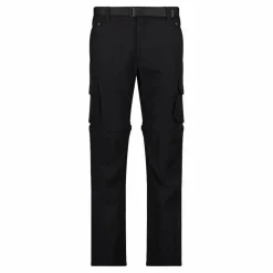 Pantaloni zip off con tasconi laterali stretch da uomo