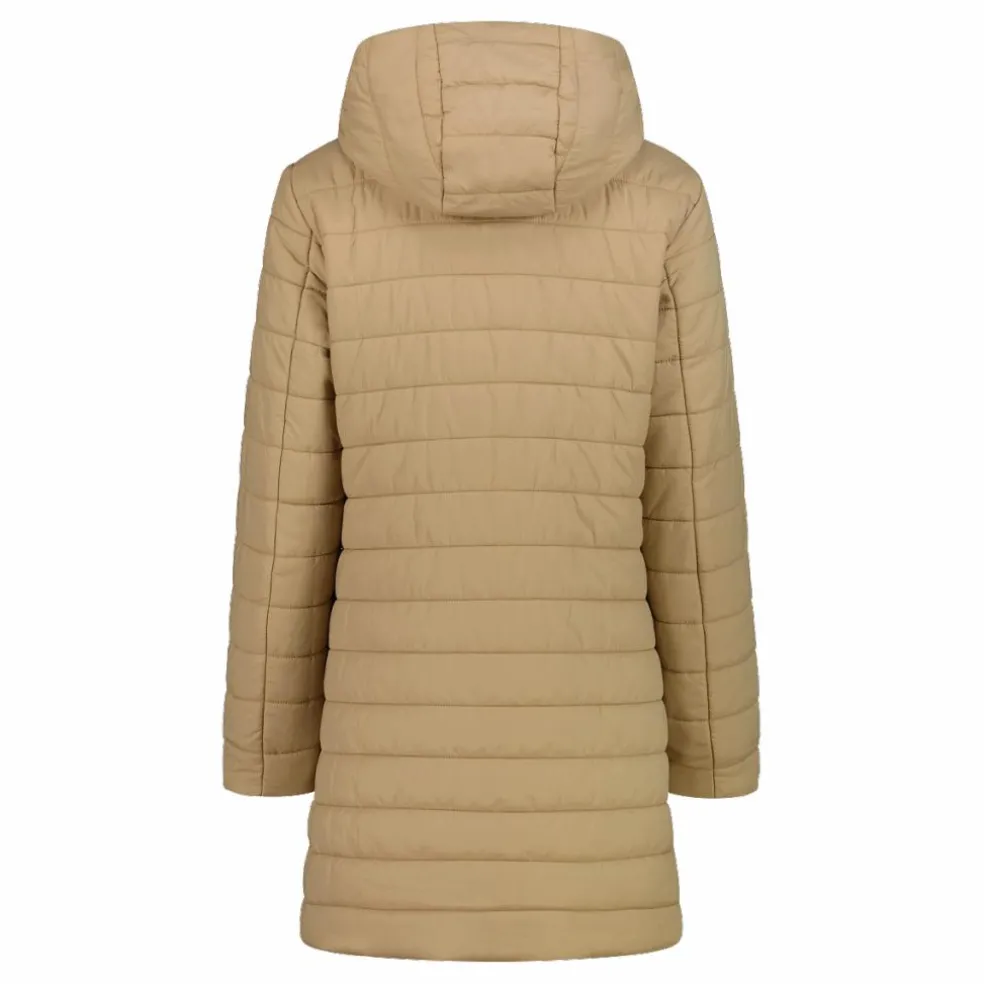 Parka da donna double face con cappuccio