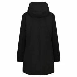 Parka da donna double face con cappuccio