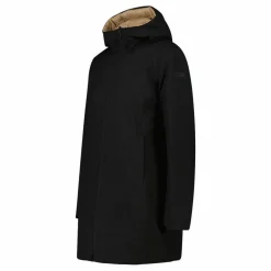 Parka da donna double face con cappuccio