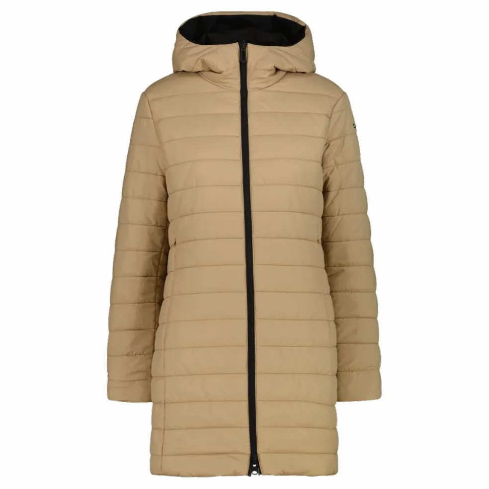 Parka da donna double face con cappuccio