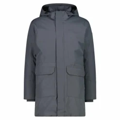 Parka imbottito da uomo con cappuccio