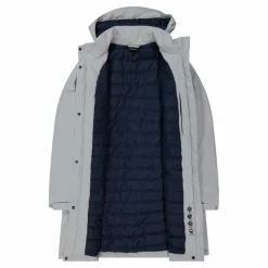 Parka impermeabile da donna in ripstop con cappuccio staccabile