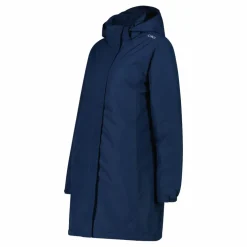 Parka impermeabile da donna in ripstop con cappuccio staccabile