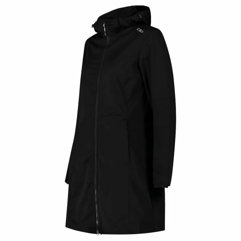 Parka in light Softshell con cappuccio staccabile
