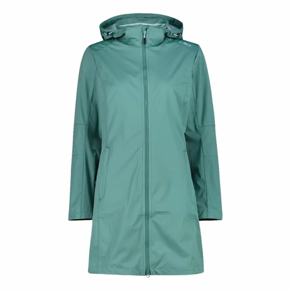 Parka in light Softshell con cappuccio staccabile