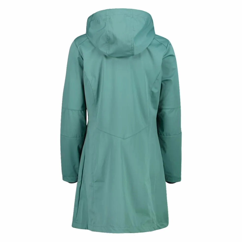 Parka in light Softshell con cappuccio staccabile