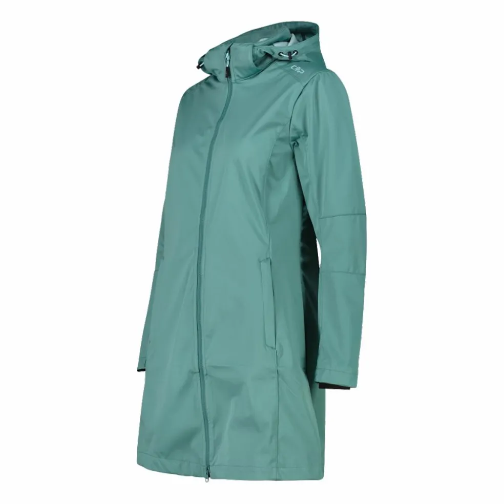 Parka in light Softshell con cappuccio staccabile