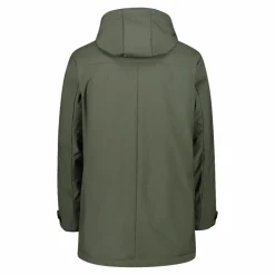 Parka in softshell imbottito da uomo