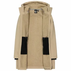 Parka sofshell da donna in pelliccetta