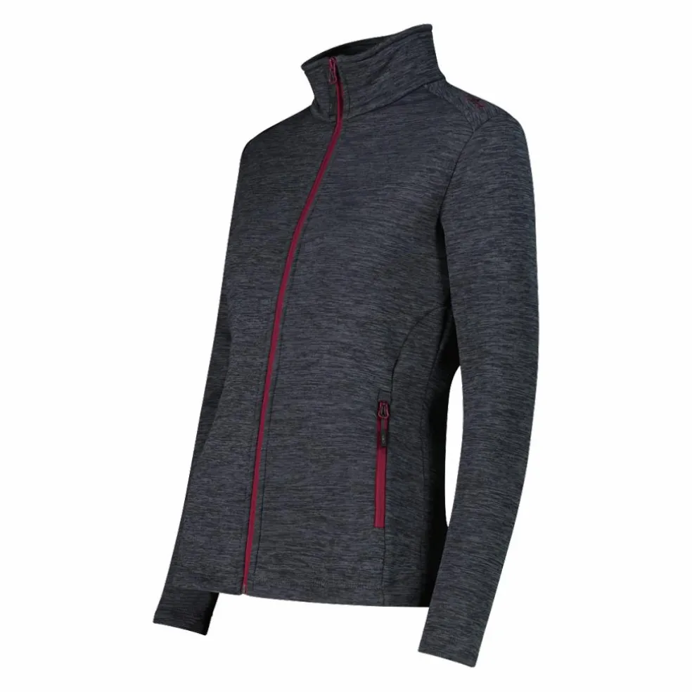 Pile con zip da donna Stretch Performance