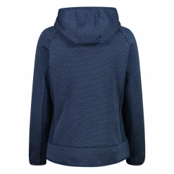 Pile knit tech da donna con cappuccio
