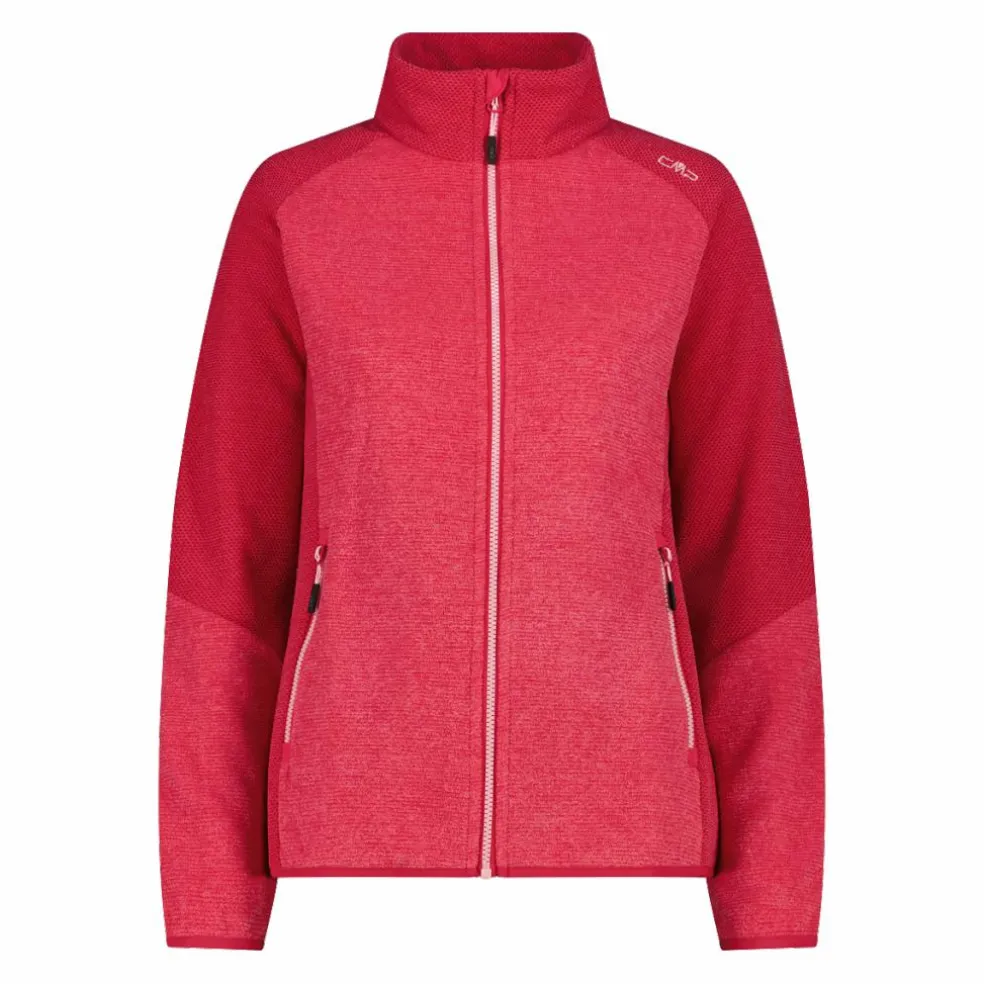 Pile Knit Tech melange da donna nido d'ape