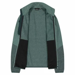 Pile Knit Tech melange da donna nido d'ape