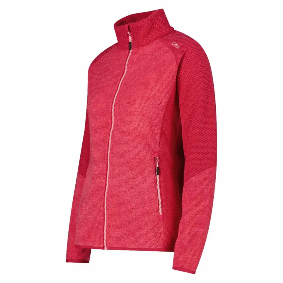 Pile Knit Tech melange da donna nido d'ape