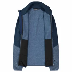 Pile Knit Tech melange da donna nido d'ape