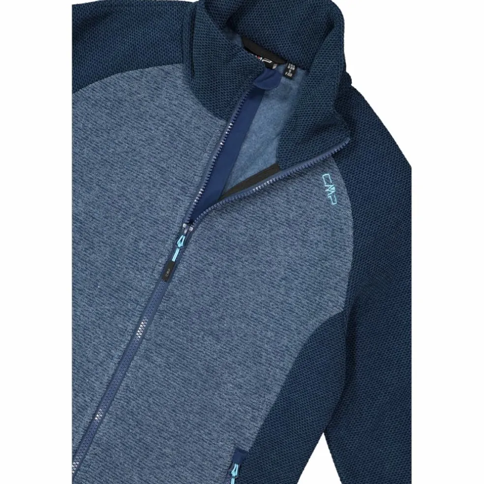 Pile Knit Tech melange da donna nido d'ape