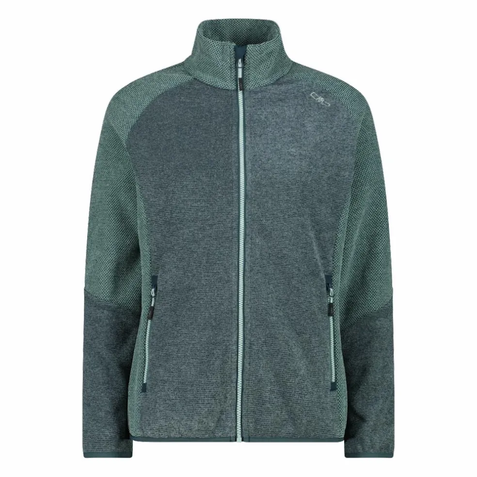 Pile Knit Tech melange da donna nido d'ape