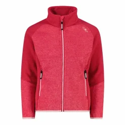 Pile Knit Tech melange da bambina nido d'ape