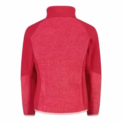 Pile Knit Tech melange da bambina nido d'ape