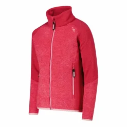 Pile Knit Tech melange da bambina nido d'ape