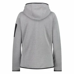 Pile Knit-tech con cappuccio e mesh