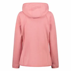 Pile Knit-tech con cappuccio e mesh
