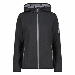Pile Knit-tech con cappuccio e mesh