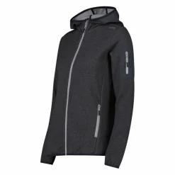 Pile Knit-tech con cappuccio e mesh