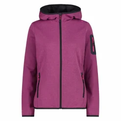 Pile Knit-tech con cappuccio e mesh