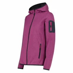 Pile Knit-tech con cappuccio e mesh