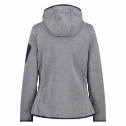 Pile Knit-tech con cappuccio e mesh