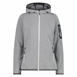 Pile Knit-tech con cappuccio e mesh